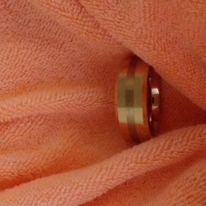 Mens tungsten carbine ring